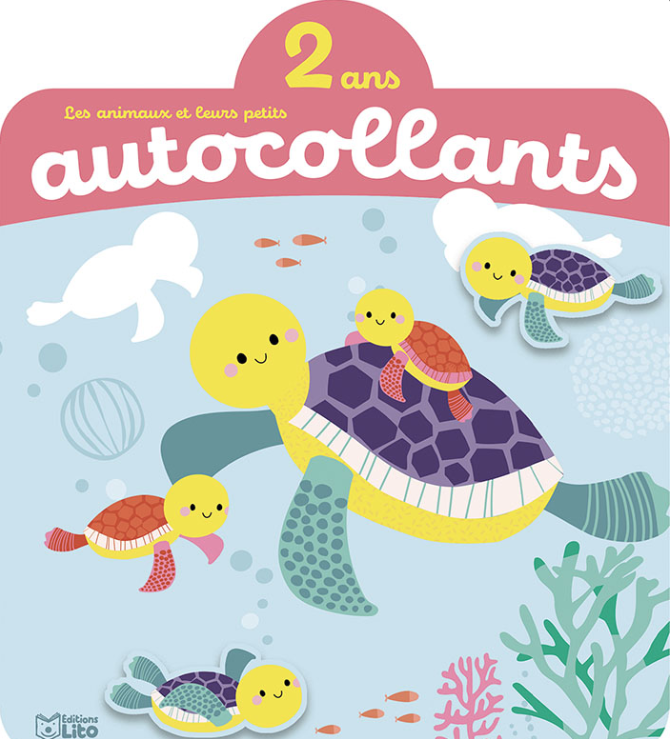 Autocollants 2 ans - les animaux de la mer