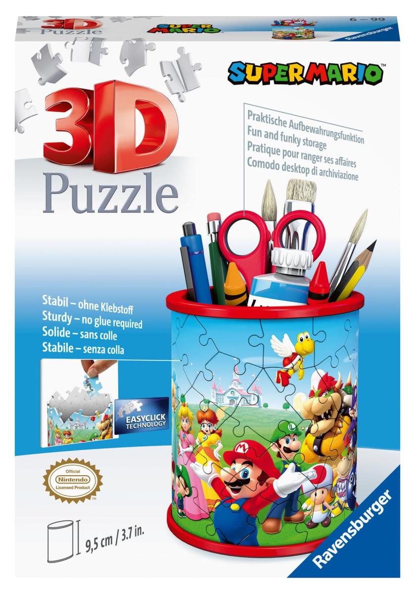 Puzzle 3D Pot à crayons - Super Mario