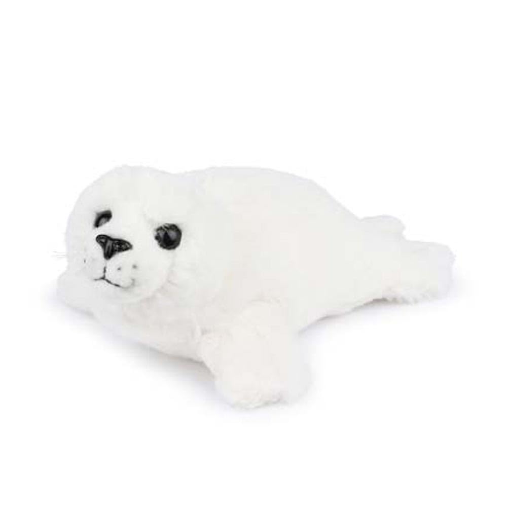 Peluche bebe phoque blanc 15cm