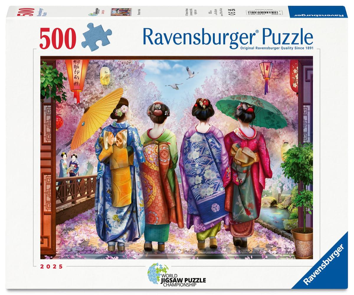 Puzzle 500 pièces - Promenade Fleurie