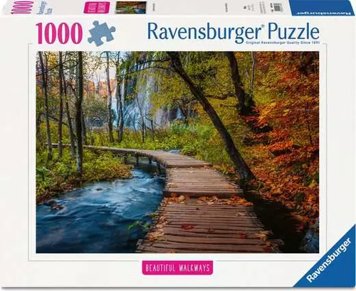 Puzzle 1000 pièces - Chemin boisé d’Automne