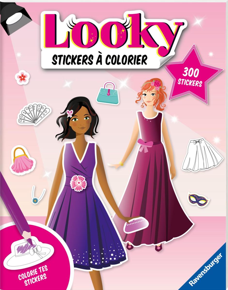 Looky Livre de stickers - robes de soirée