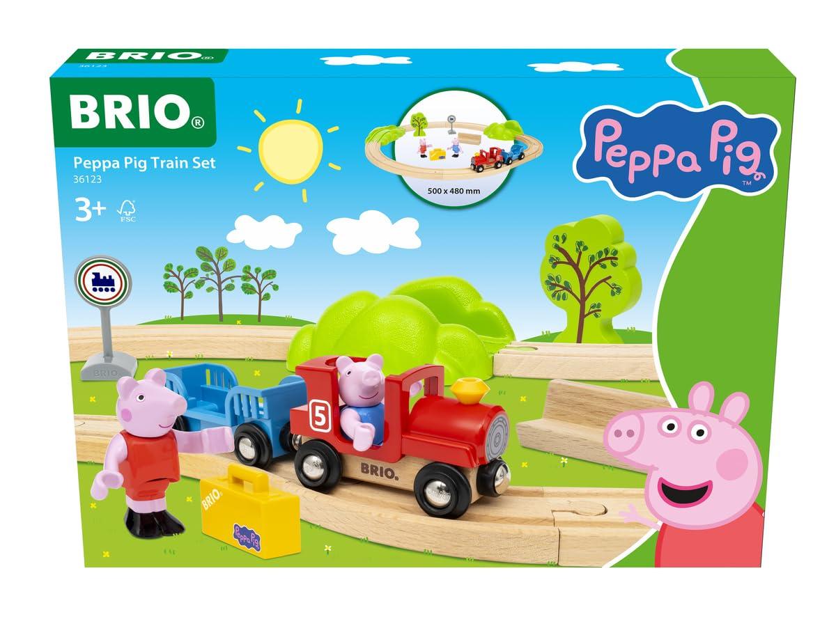 36123 - Circuit Peppa Pig - Coffret Complet de 18 pièces avec Figurines Peppa Pig et George