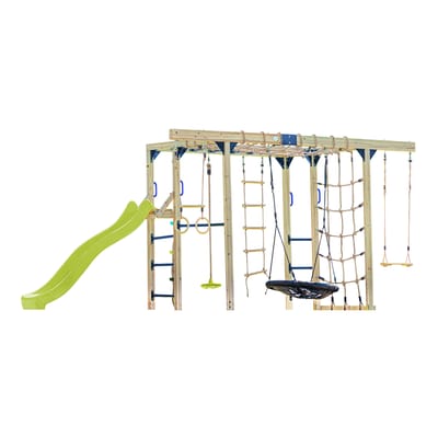 Structure Boris toboggan vert citron