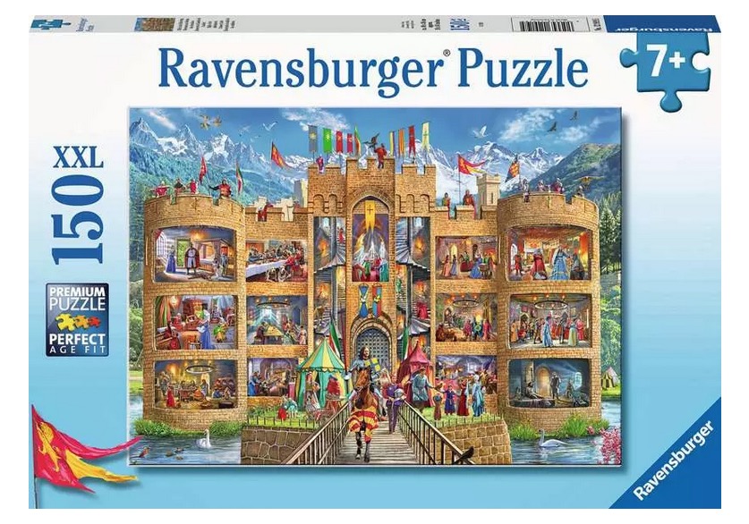 Puzzle XXL 150 pcs Bienvenue au chateau des chevaliers