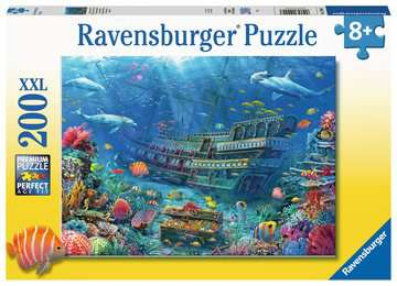 Puzzle XXL 200 pcs Navire au fond de la mer