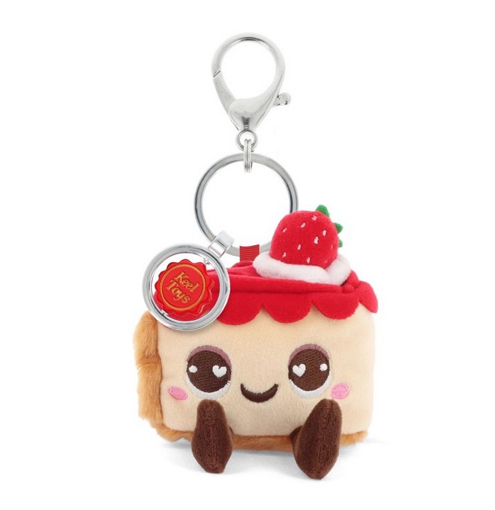 Porte clefs Peluche Fraisier - Keeleco