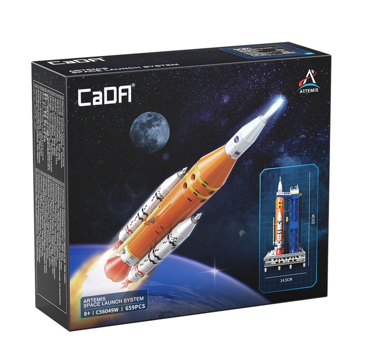 CADA- Espace - NASA- Fusée Artemis SLS - 659pcs