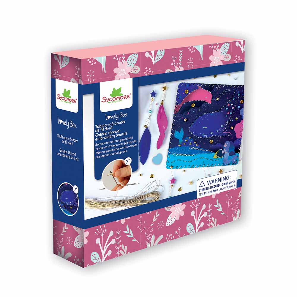 Tableau a broder au fil d'or