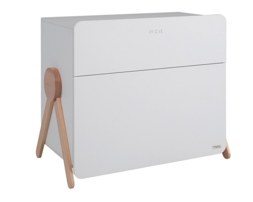Commode Swing Blanc et bois