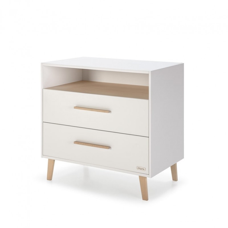 Commode Trevi Blanc et Bois