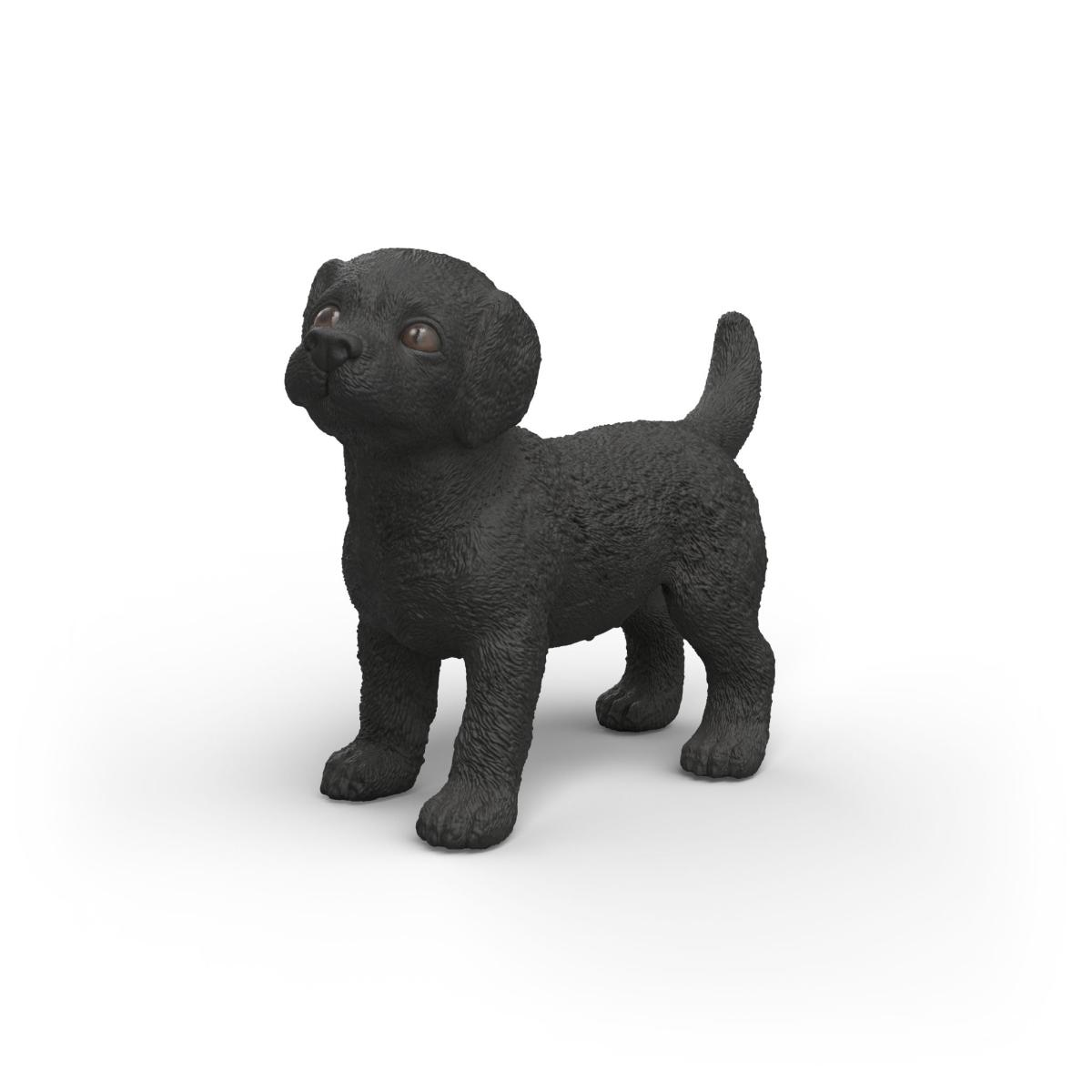 14922 figurinz chiot Labrador Retriever noir