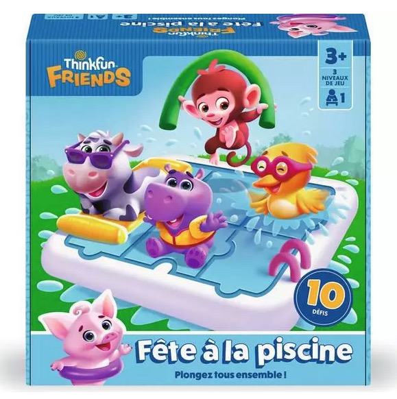 ThinkFun Friends : Fete à la piscine - Jeux de réflexion