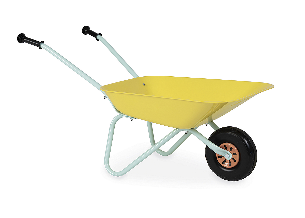 Brouette Metal Happy Garden Jaune - Janod