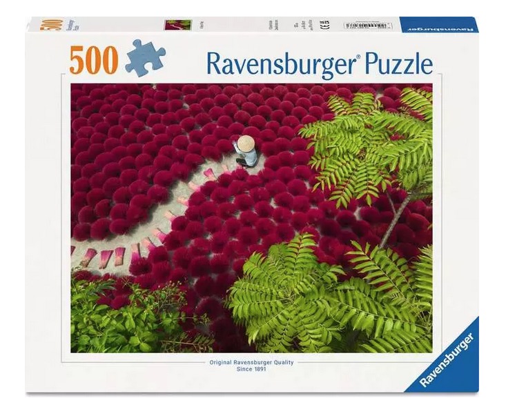 Puzzle 500 pieces Un ocean rouge