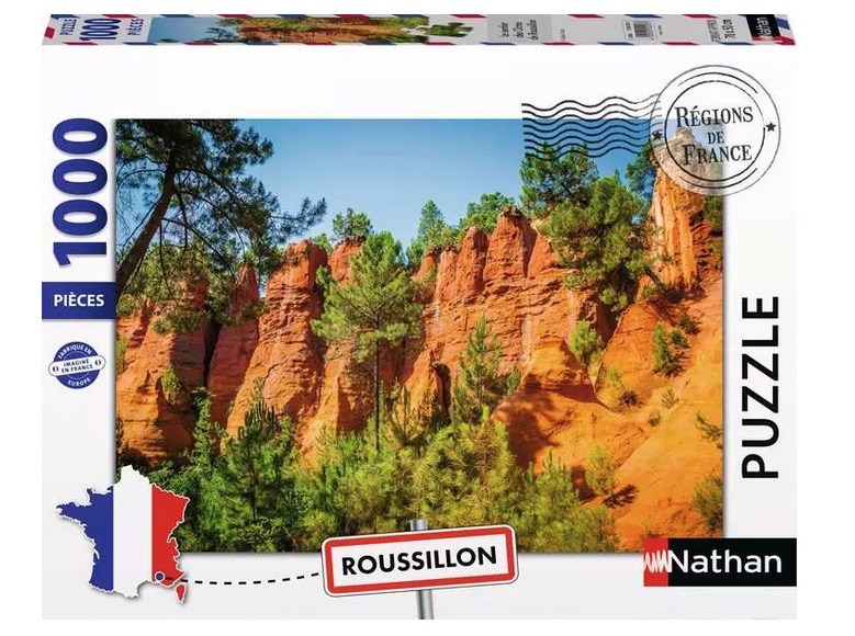 Puzzle 1000 pieces Le sentier des Ocres de Roussillon