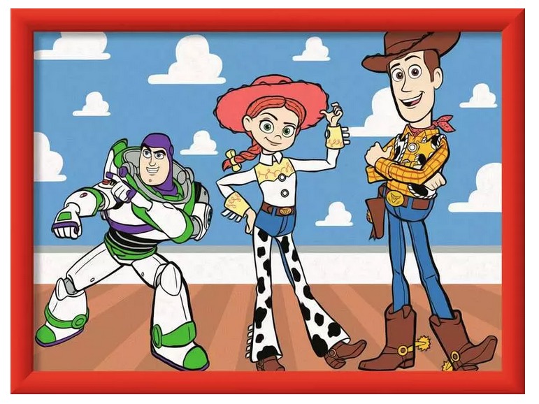 CreArt Peinture au numero Mission Chambre d enfant Toy Story