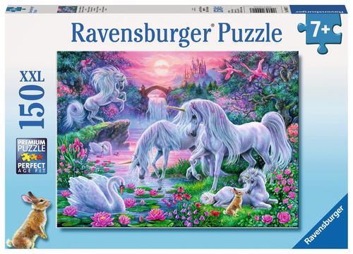 Puzzle 150p Licornes Au Coucher de Soleil