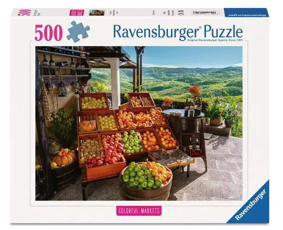Puzzle 500 pieces - Marche de fruits et legumes - Croatie