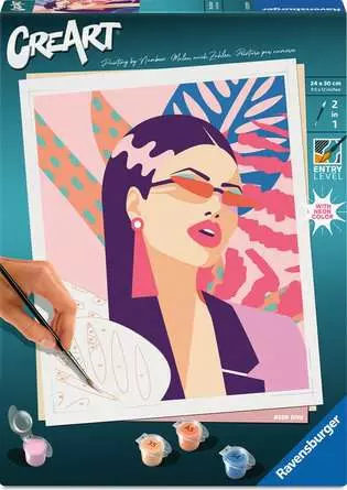 CreArt - 24x30 cm - Neon Diva