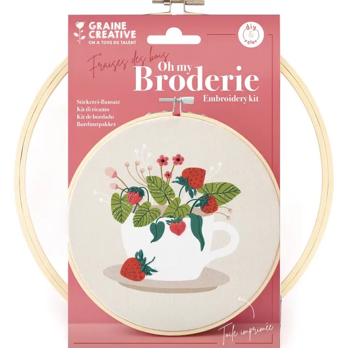 Oh my broderie - Fraises des bois