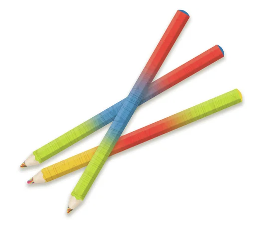 Set de 24 Crayons de couleurs Arc-En-Ciel