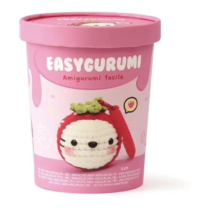 Easygurumi - Fraise porte cles