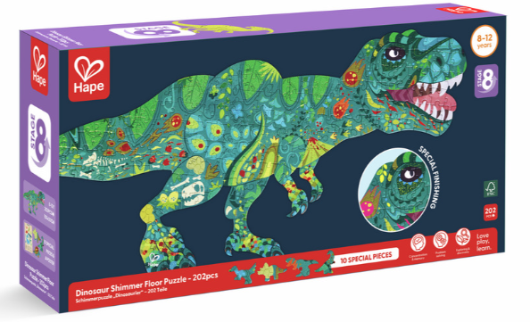 Puzzle geant dinosaures 200 pieces