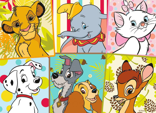 Puzzle 45 pieces Mes animaux Disney preferes