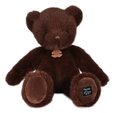 Ours en peluche Clémentin Marron Chocolat - 38 cm