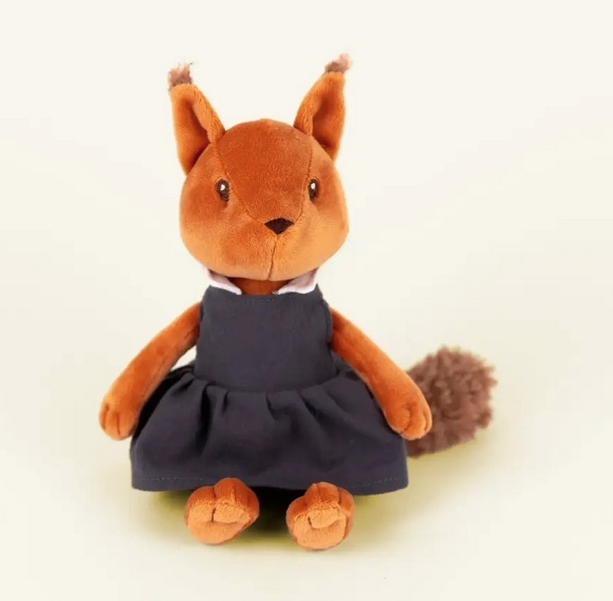 Peluche Maman ecureuil 25cm