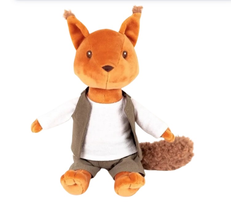 Peluche papa Ecureuil 25cm