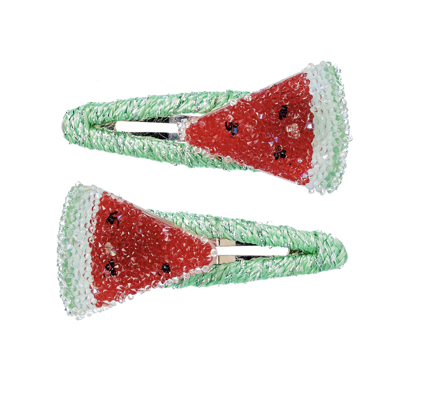 Pinces a cheveux Zina pasteque