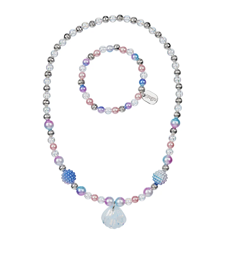 Set collier et bracelet Cleo coquillage