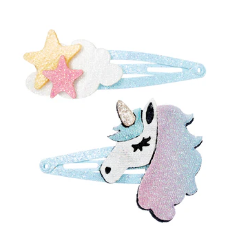 Pinces à cheveux Gladys licorne