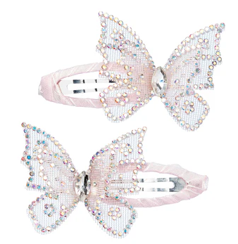 Pinces a cheveux Joy papillon paillete