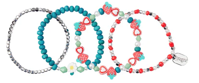 Set de 4 bracelet Kensi Fruits