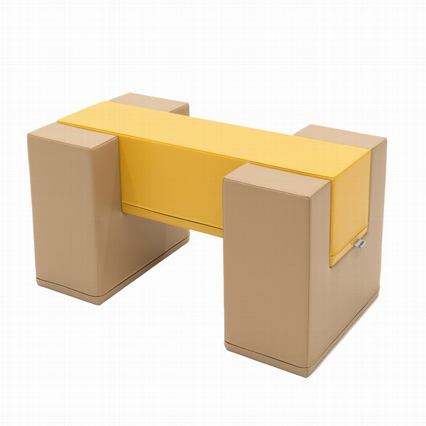 Pont d'équilibre mousse Gris Beige Miel