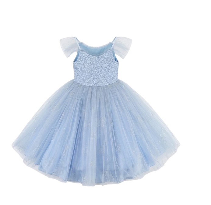 Robe bleu Eva 8-10ans 138cm