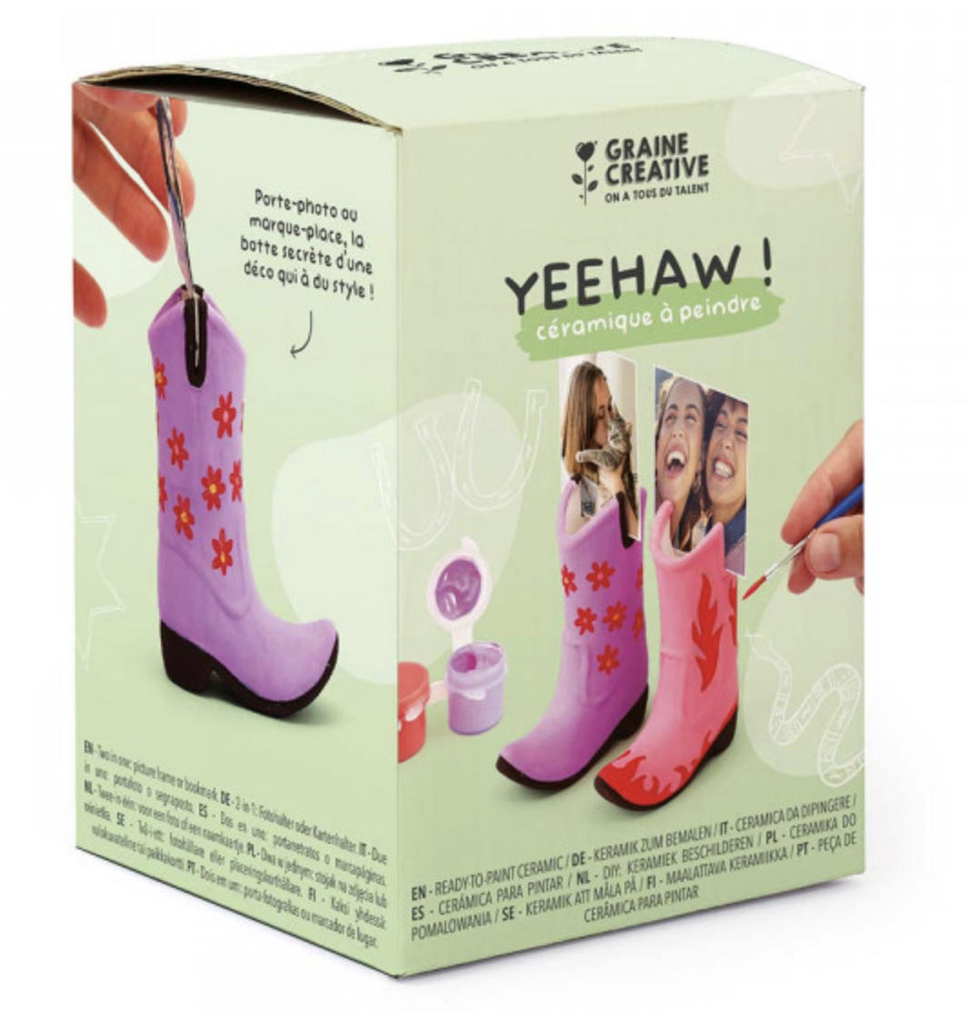 kit céramique deux bottes à décorer