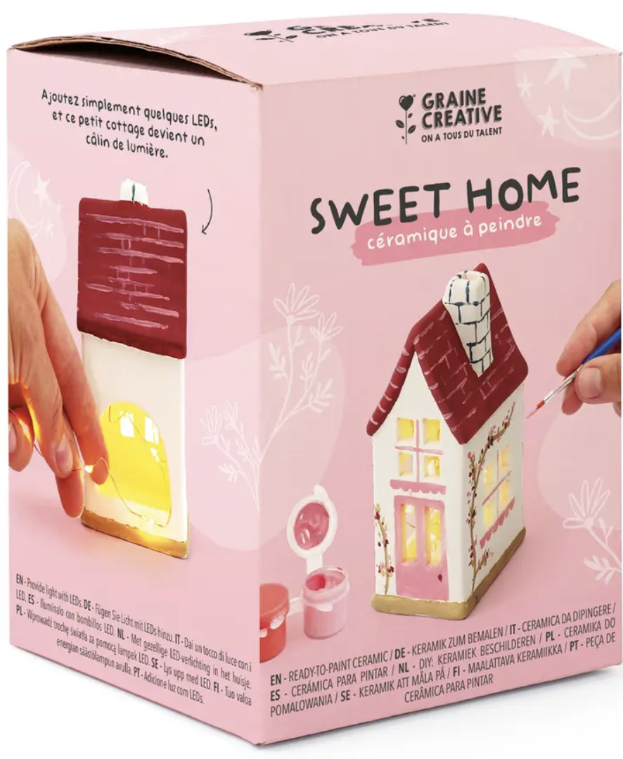 kit céramique maison à décorer