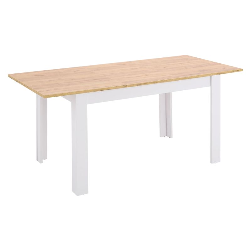Table Extensible 135x86 cm Blanc