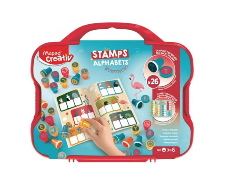 Valisette - 26 tampons alphabet