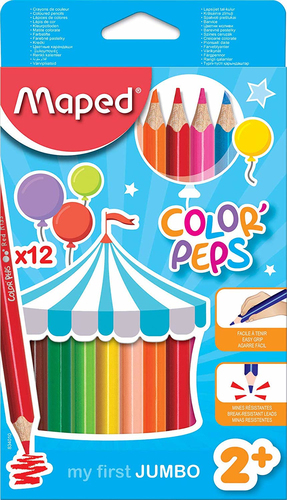 Maped - Crayons Jumbo 12 pieces