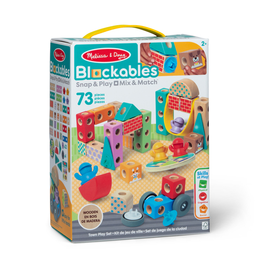Melissa & Doug La Ville - 73 pièces - Blockables