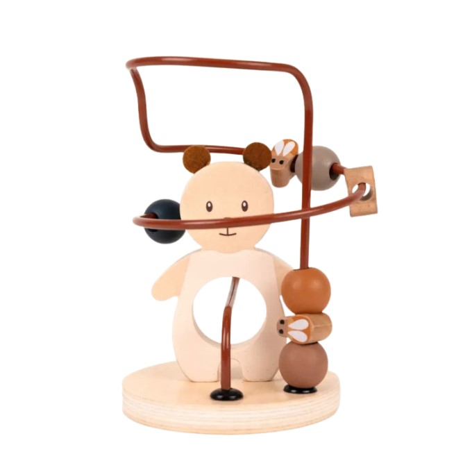 Jeu en bois et fil metallique Marcel