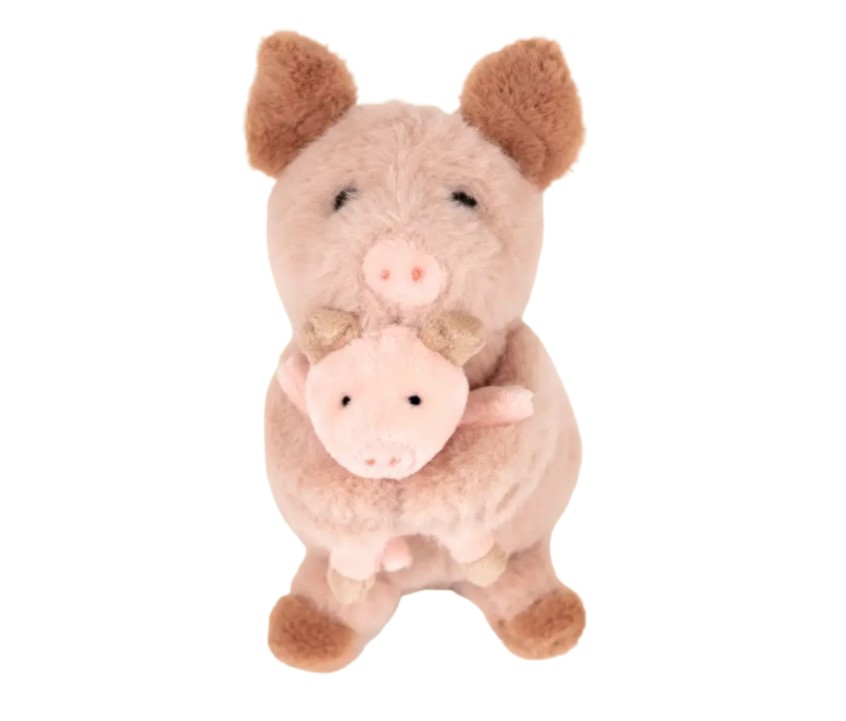 Peluche cochon avec bebe - Egmont Toys