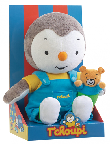 T'CHOUPI - Peluche 30 cm avec ourson