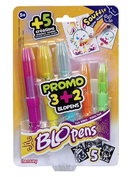 Blopens Pack bonus 3 +2 feutres