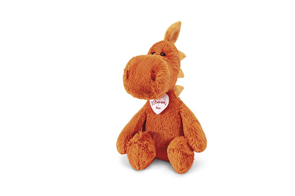 Peluche Dragon orange 34cm
